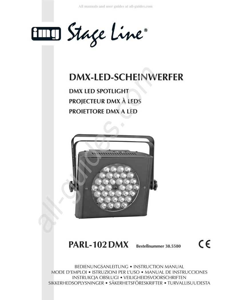 IMG STAGE LINE PARL-102 DMX User manual
