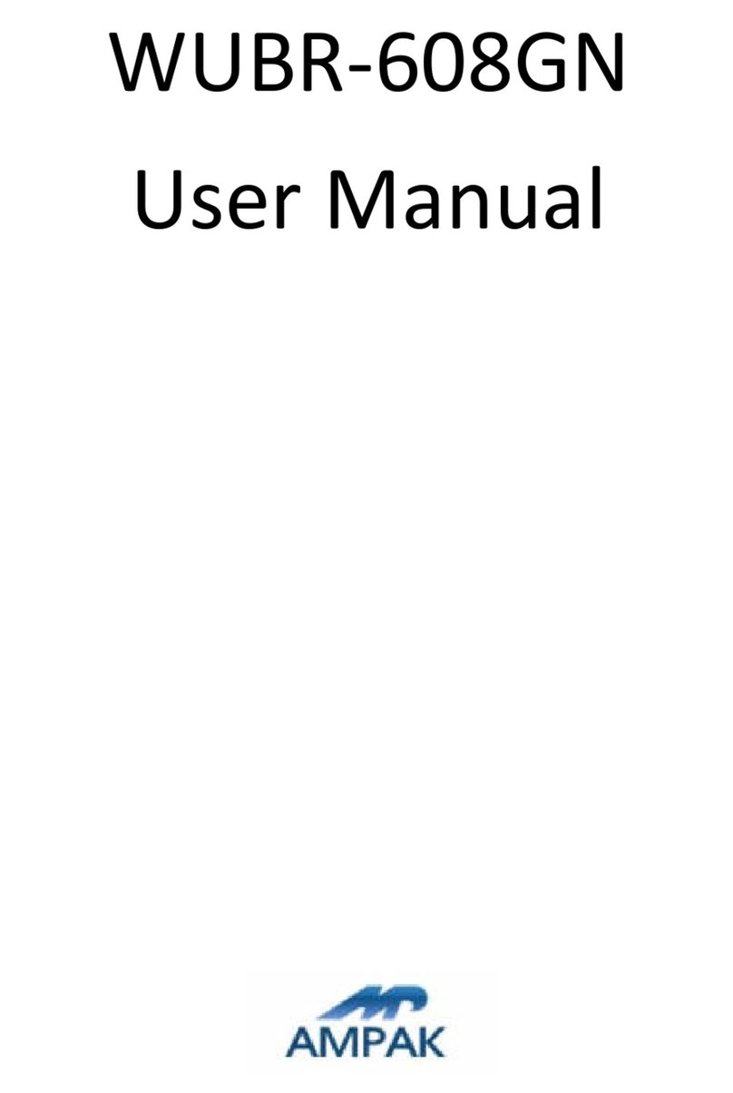 Ampak WUBR-608GN User manual