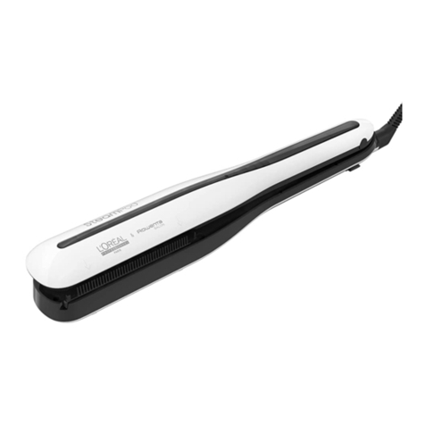 L'Oreal Professionnel Rowenta Salon SteamPod manual
