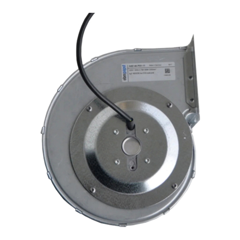 Ebmpapst G2E140-PI51-11 User manual