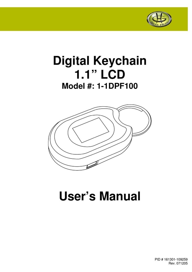 Gearhead 1-1DPF100 user manual