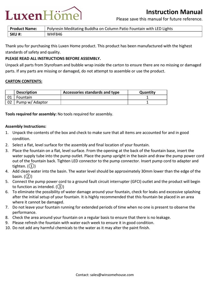 LuxenHome WHF846 instruction manual