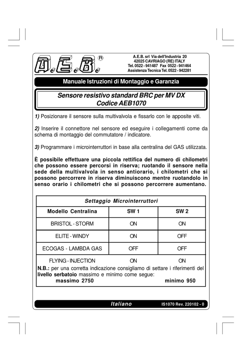 A.E.B. 1070 Assembly instructions