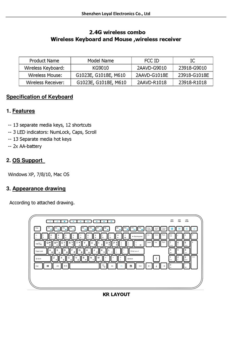 Loyal KG9010 manual