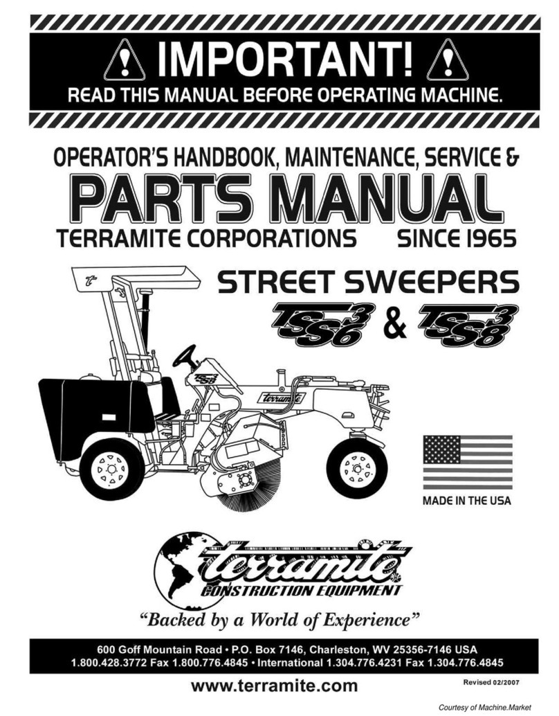 Terramite TSS38 Operator's handbook, maintenance, service & parts manual Terramite TSS38 Operator's handbook, maintenance, service & parts manual