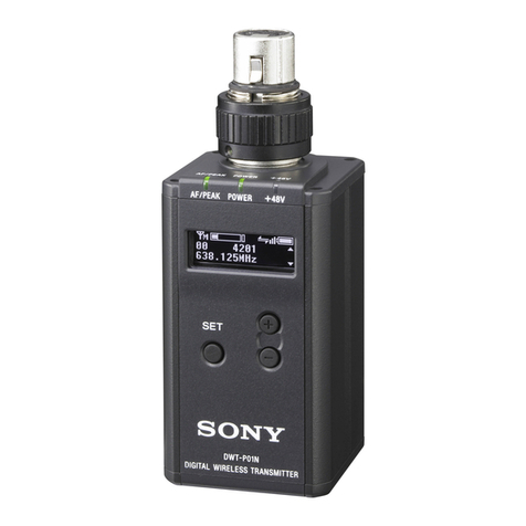 Sony DWTP01N/14 operating instructions
