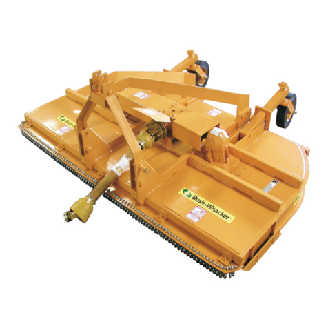 Bush-whacker T-104 OPERATOR'S MANUAL AND PARTS BOOK Bush-whacker T-104 OPERATOR'S MANUAL AND PARTS BOOK
