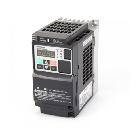 Hitachi WL200 Series Installation guide