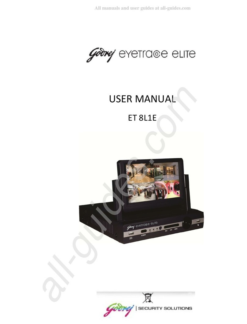 Godrej Eyetrace Elite ET 8L1E user manual