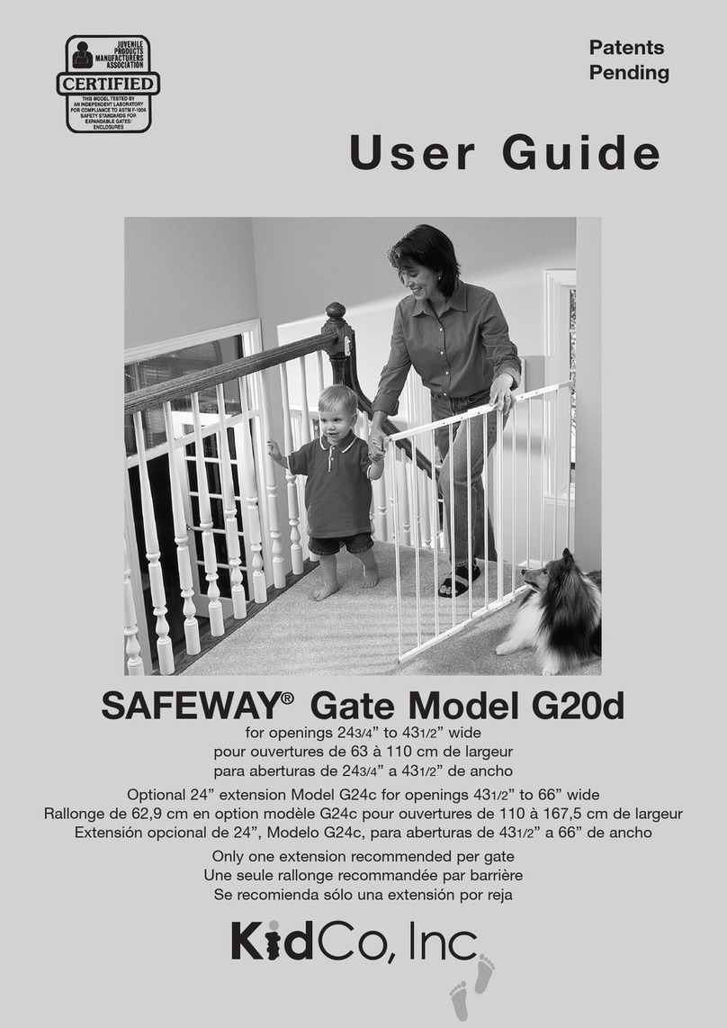 Kidco SAFEWAY G20d User manual