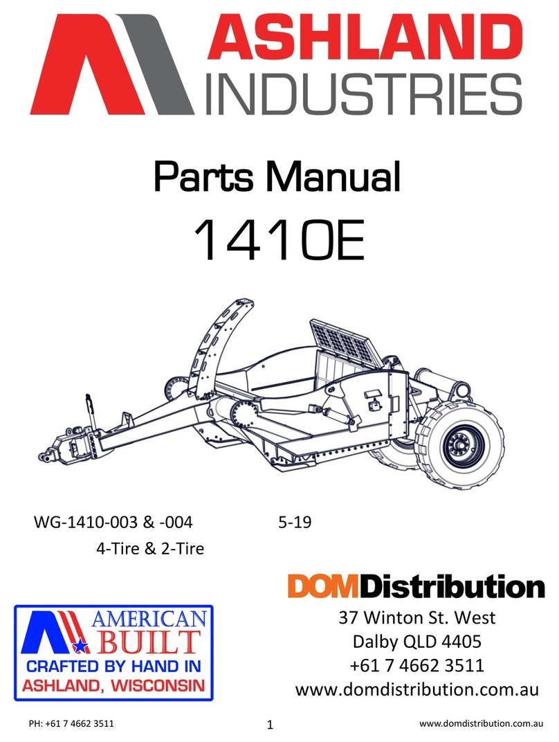 Ashland 1410E User manual