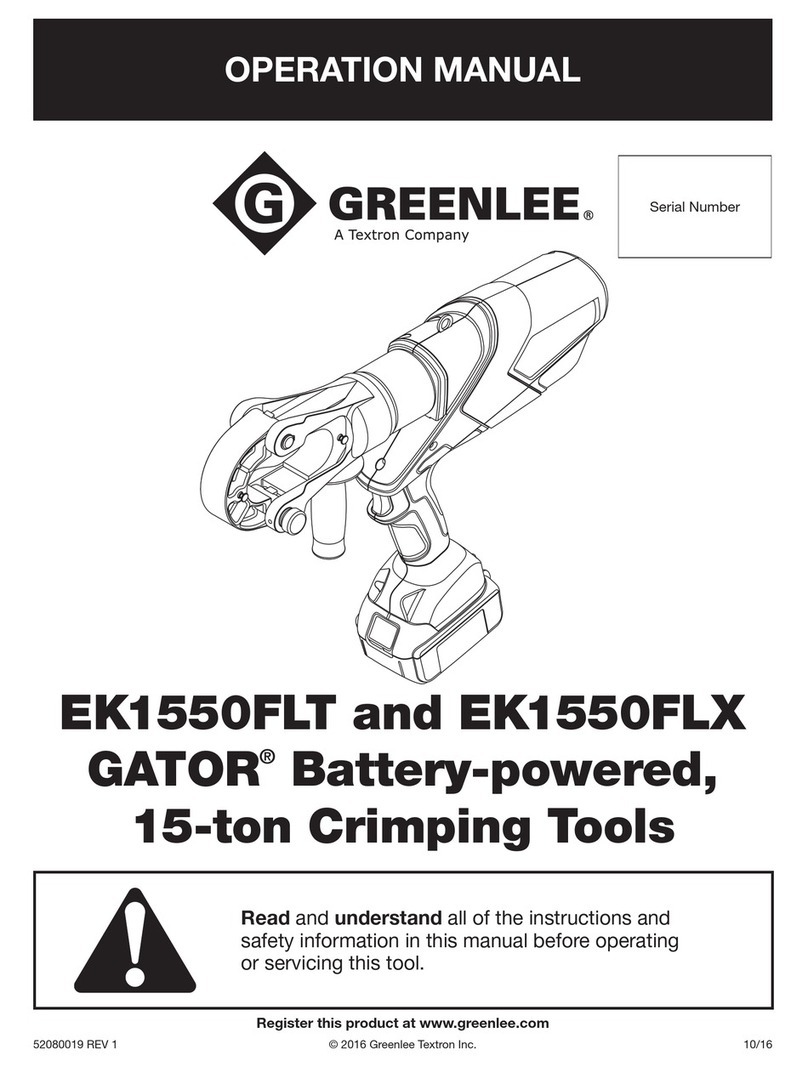 Textron Greenlee GATOREK1550FLT User manual