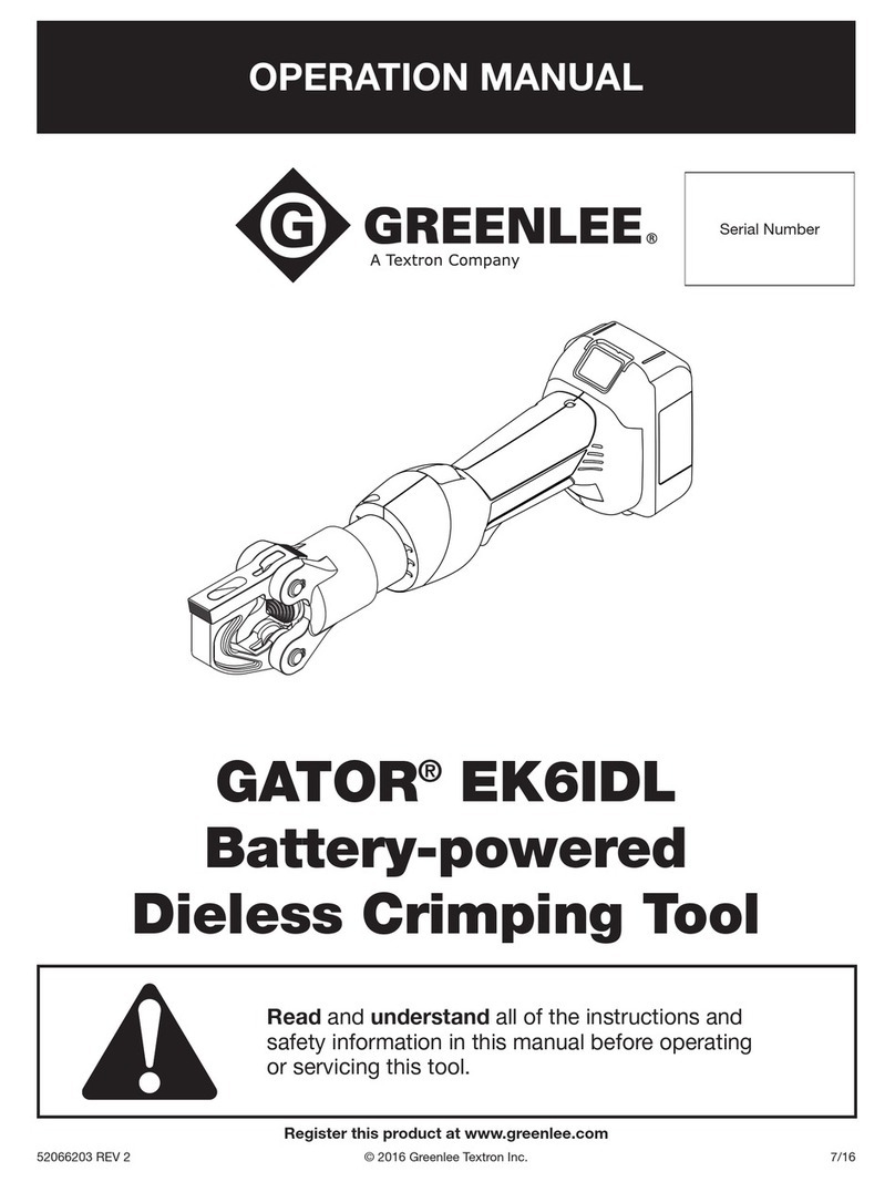 Textron GREENLINE GATOR EK6IDL User manual