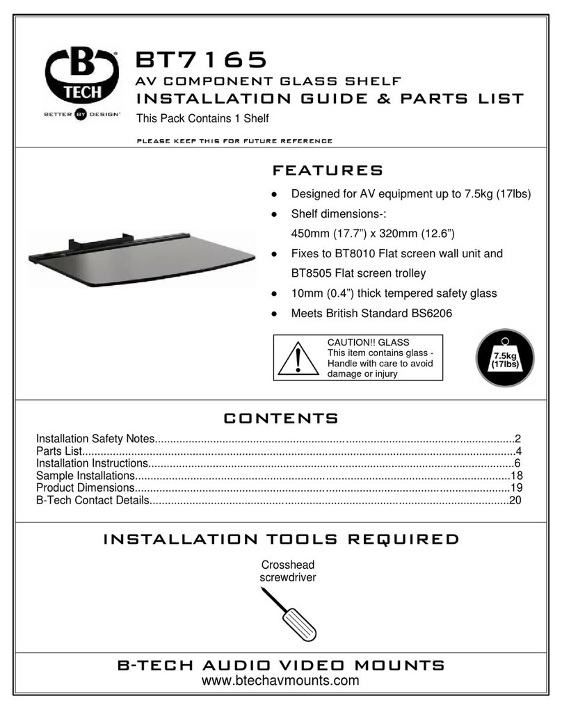 B-Tech BT7165 Instruction Manual