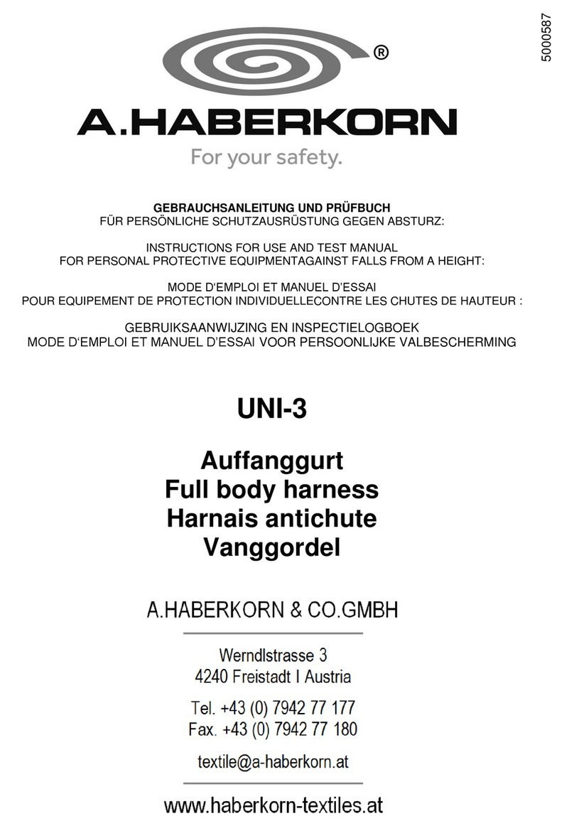 A.HABERKORN UNI-3 INSTRUCTIONS FOR USE AND TEST MANUAL