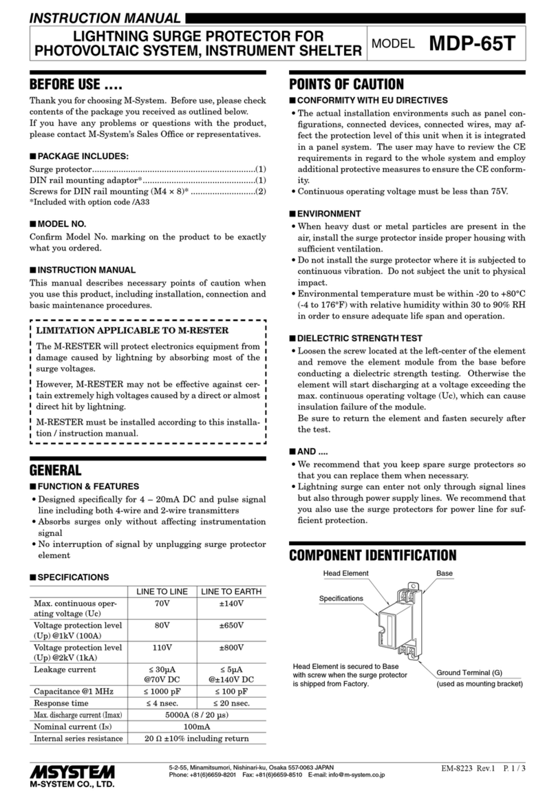 M-system MDP-65T User manual