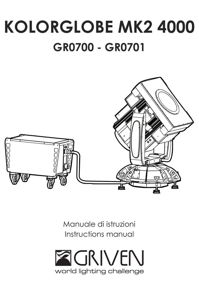 Griven KOLORGLOBE MK2 4000 User manual