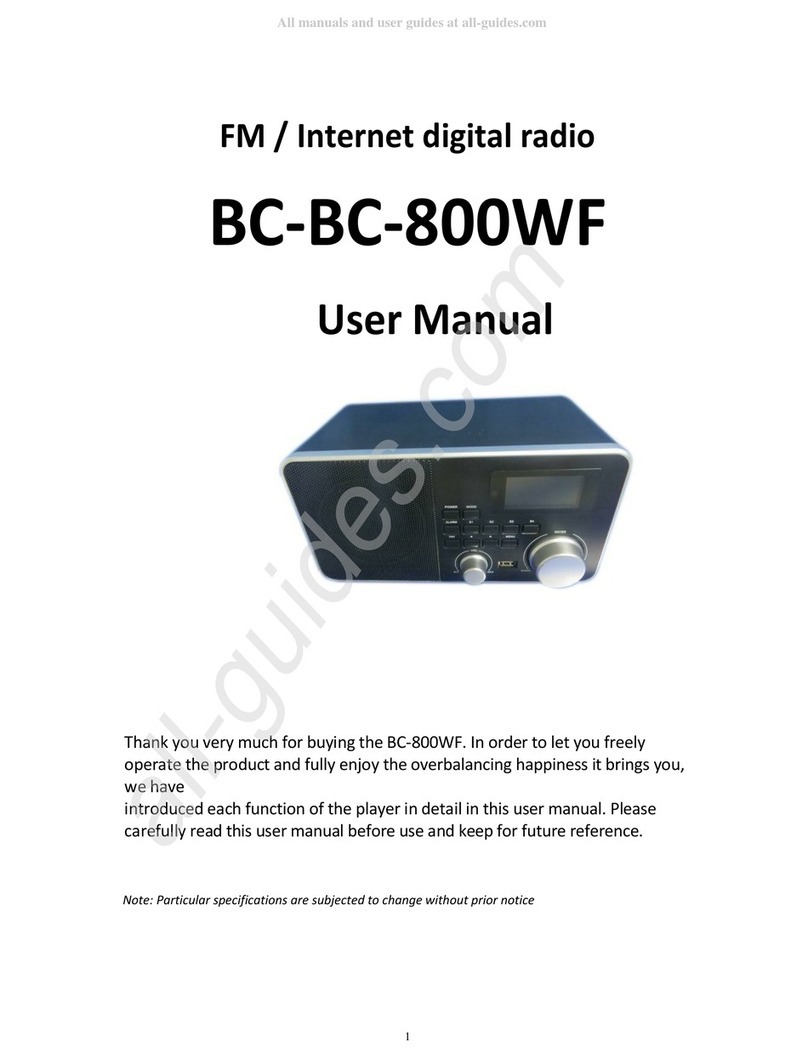 BC BC-BC-800WF User manual