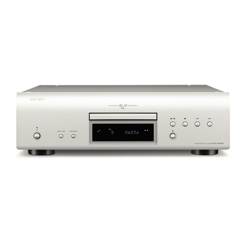 Denon DCD-1600NE User manual