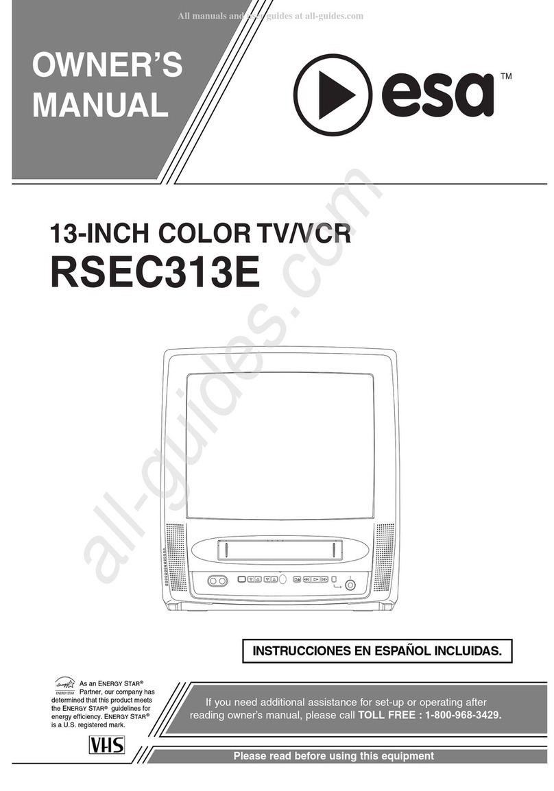 FUNAI esa RSEC313E owner's manual