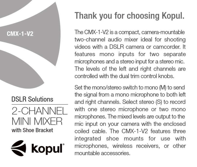 Kopul CMX-1-V2 user manual