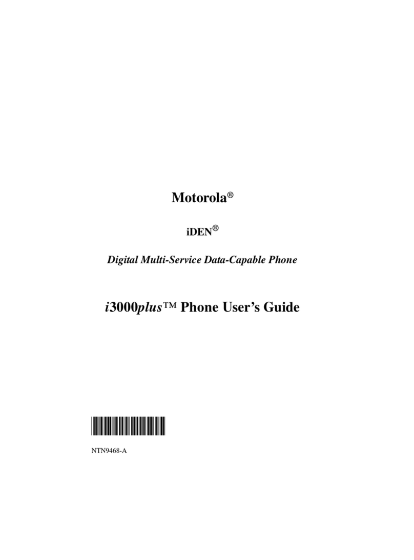 Motorola i3000plus User manual