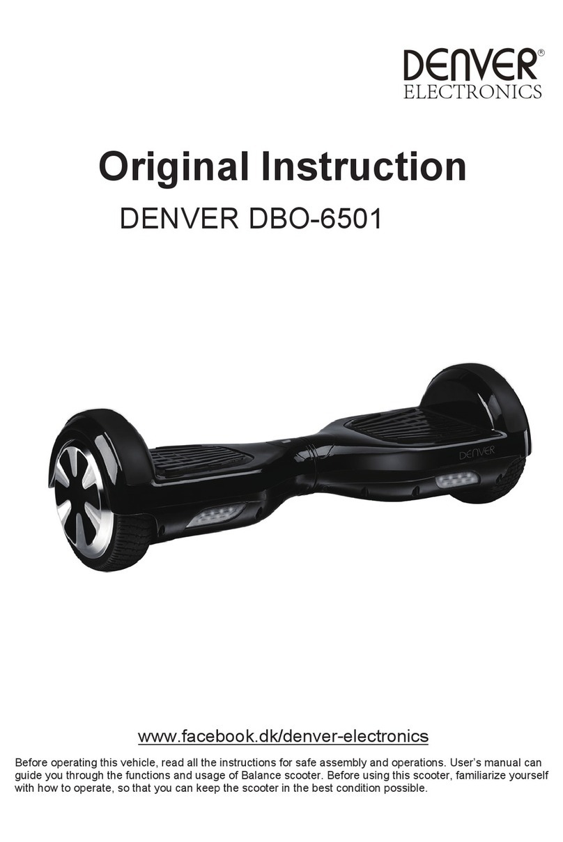 Denver Electronics DBO-6501 Operation instructions