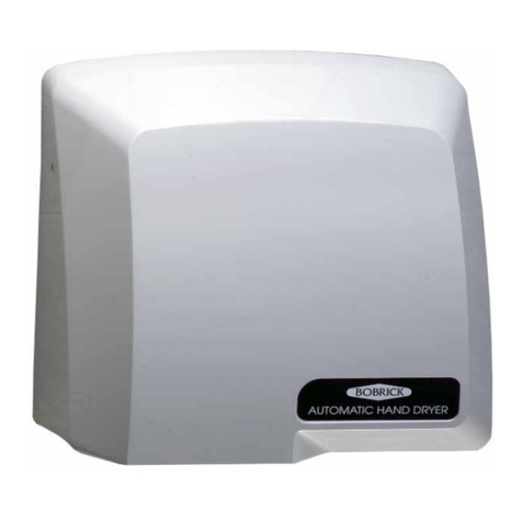 Bobrick COMPACDRYER B-710E User manual