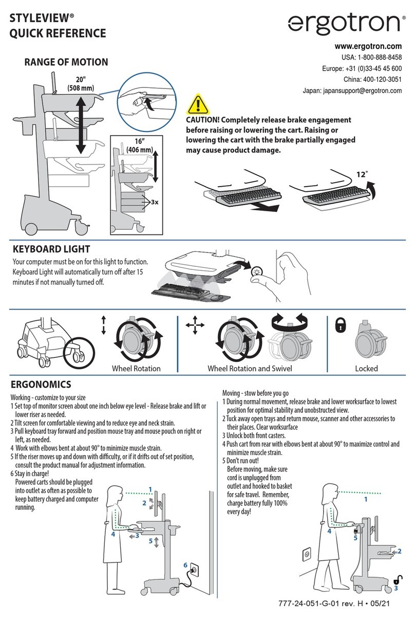 Ergotron STYLEVIEW SV44-1192-1 User manual