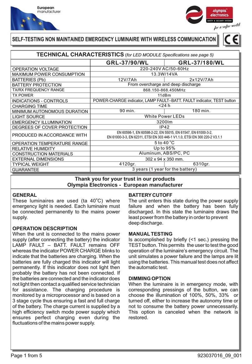 olympia electronics GRL-37/90/WL User manual olympia electronics GRL-37/90/WL User manual