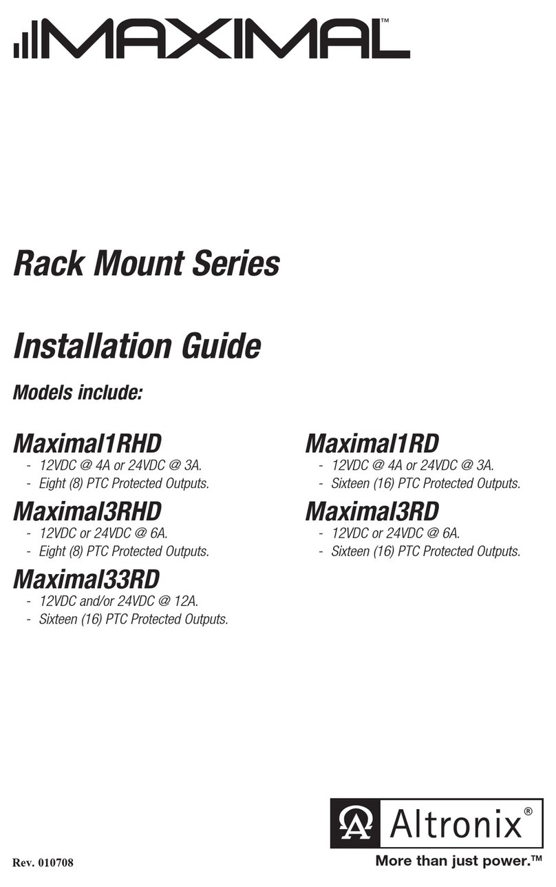 Altronix Maximal1RD installation guide