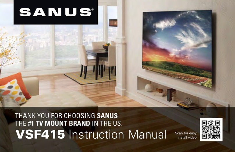 Sanus VSF415B1 instruction manual