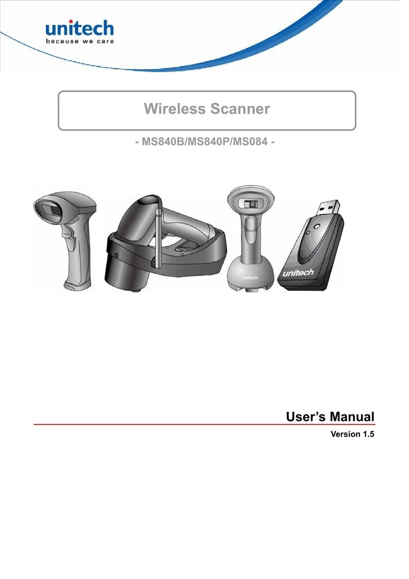 Unitech MS84XG user manual