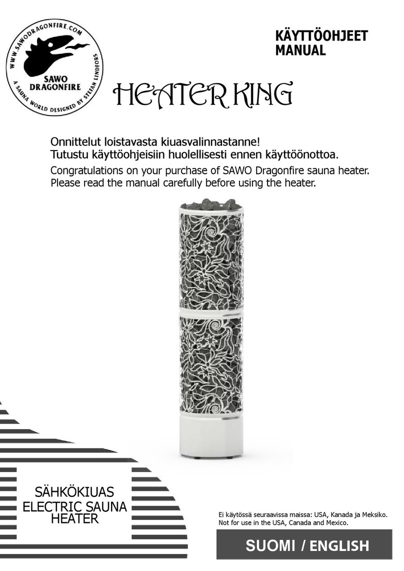 Sawo HEATER KING DRFT2-30NS User manual Sawo HEATER KING DRFT2-30NS User manual