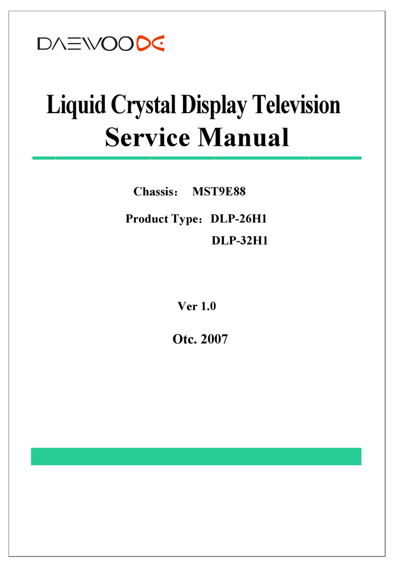 Daewoo DLP-26H1 User manual