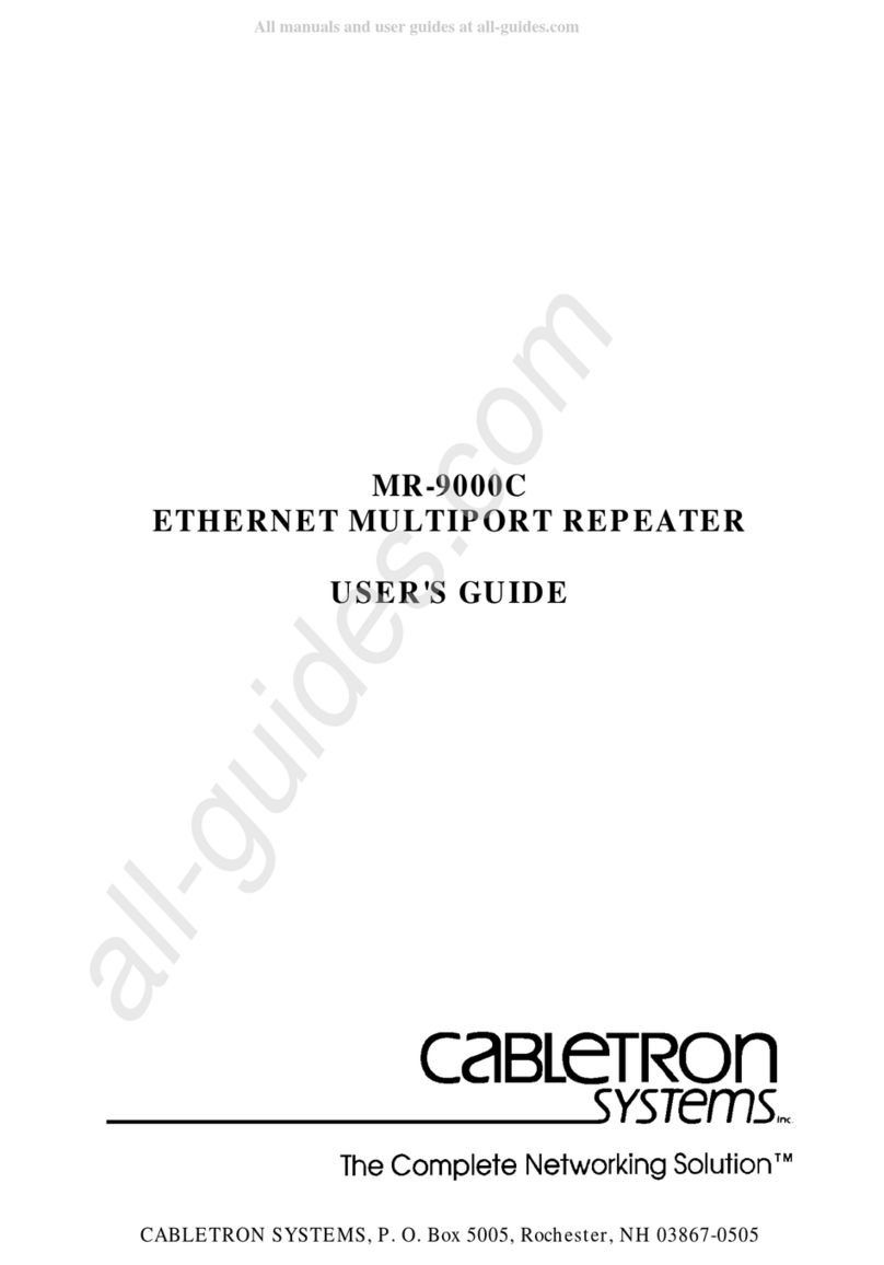 Cabletron Systems MR-9000C user guide