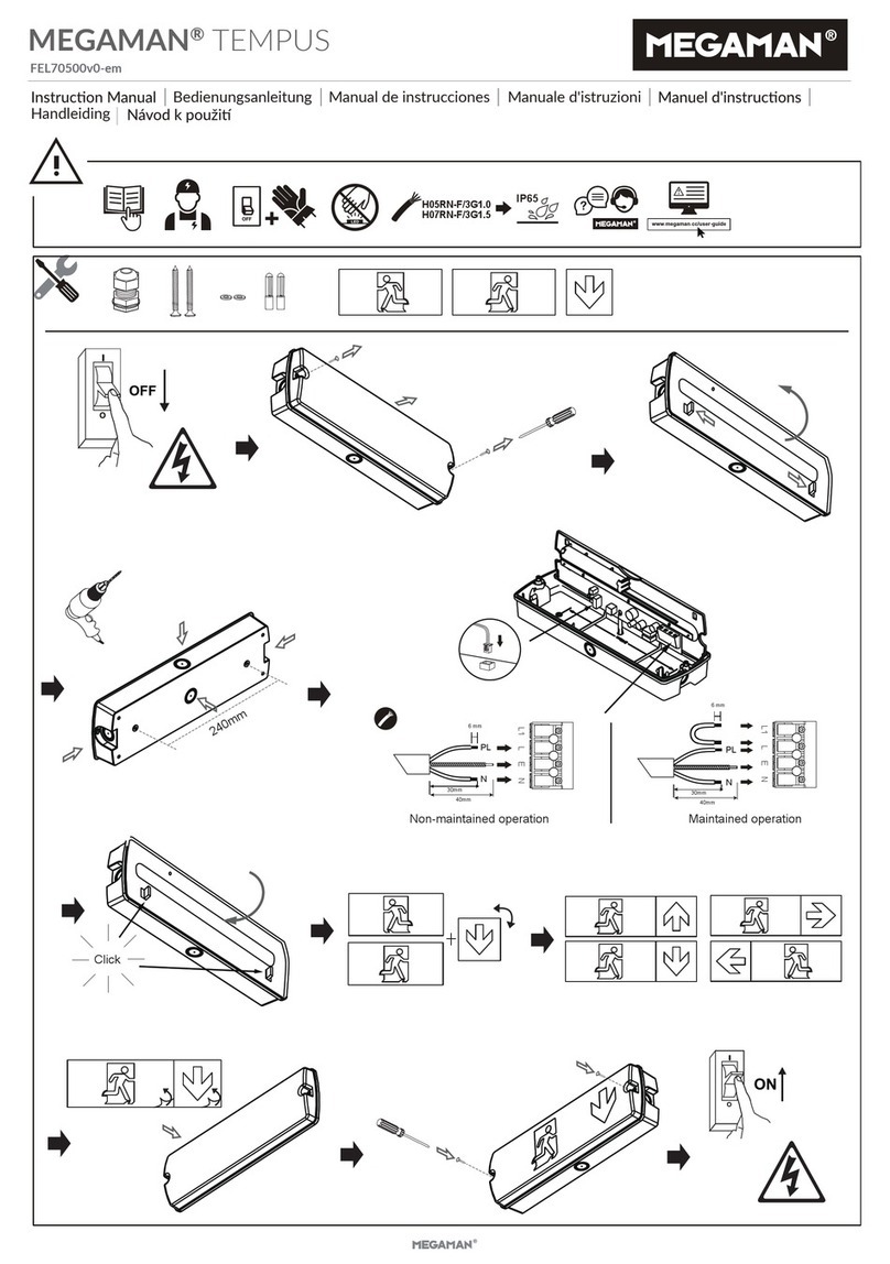 Megaman TEMPUS FEL70500v0-em User manual