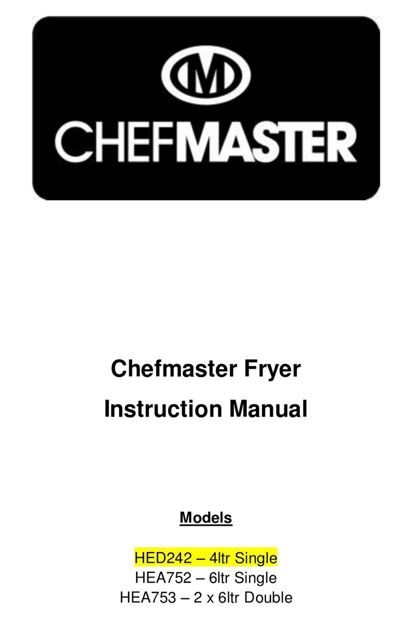 Chef-Master HED242 instruction manual