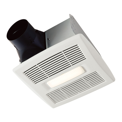 NuTone inVent AE80SL Installation guide