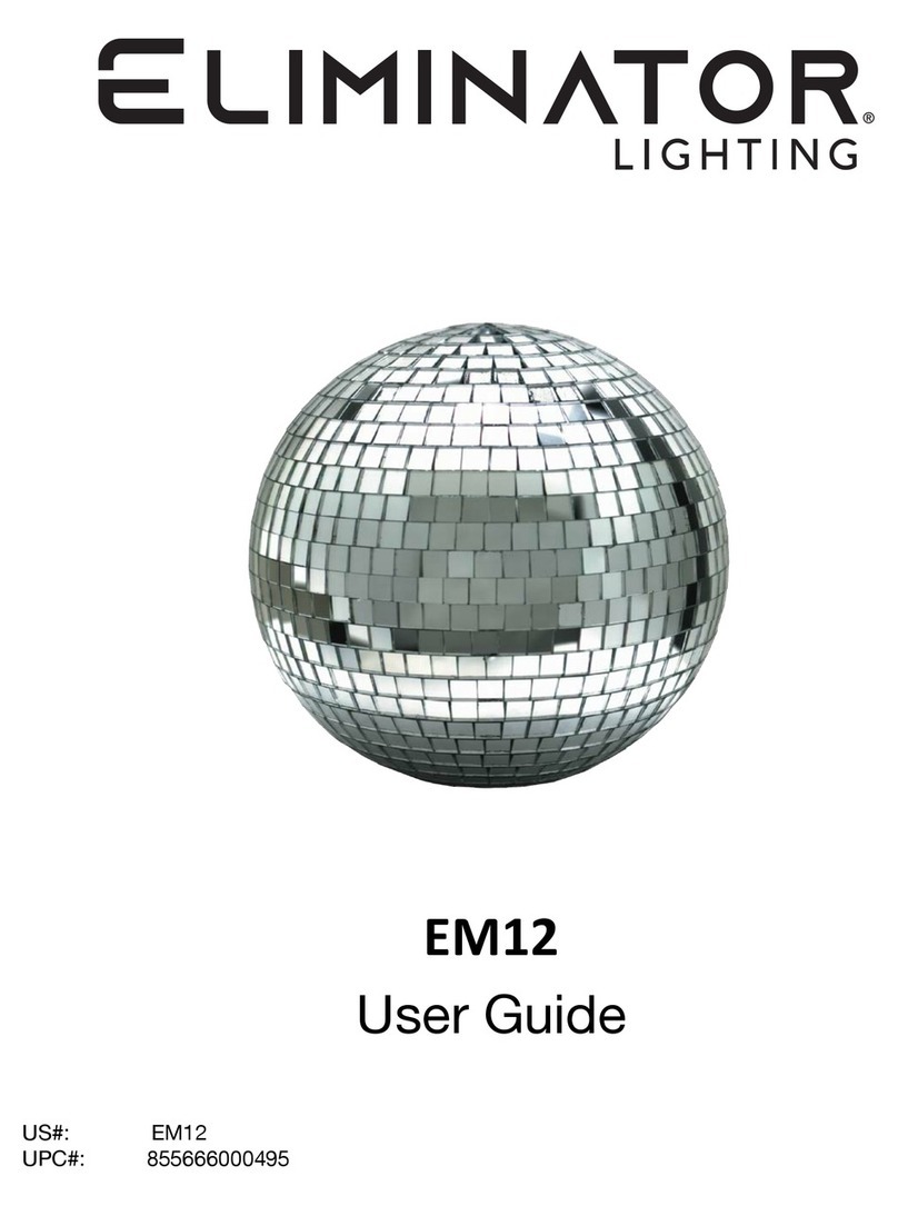 Eliminator Lighting EM12 user guide