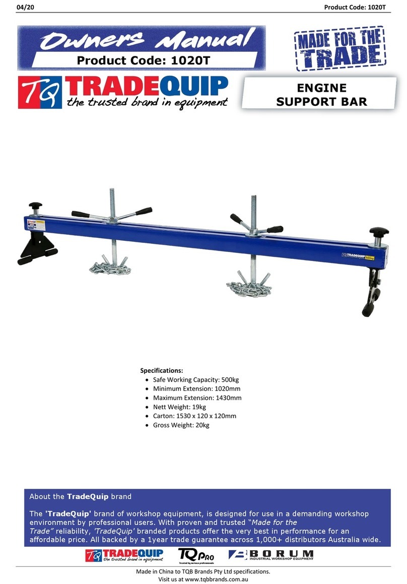 TradeQuip 1020T owner's manual