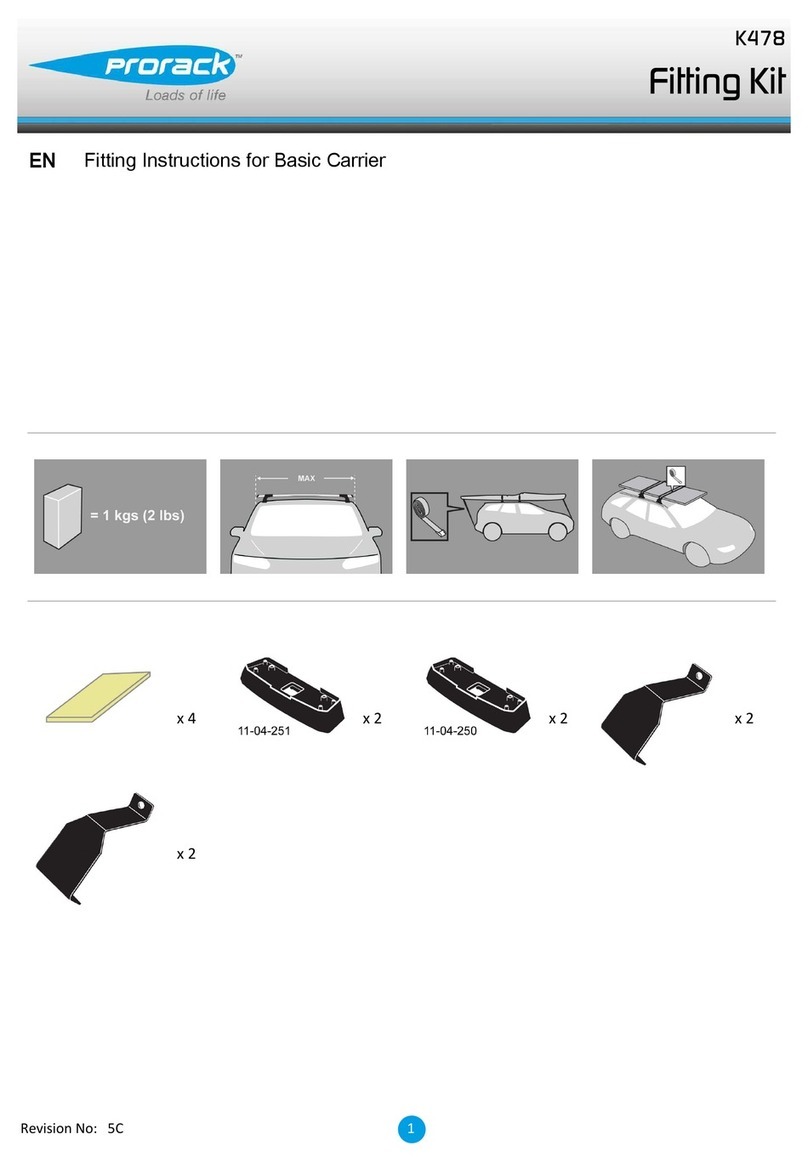 Prorack K478 User manual