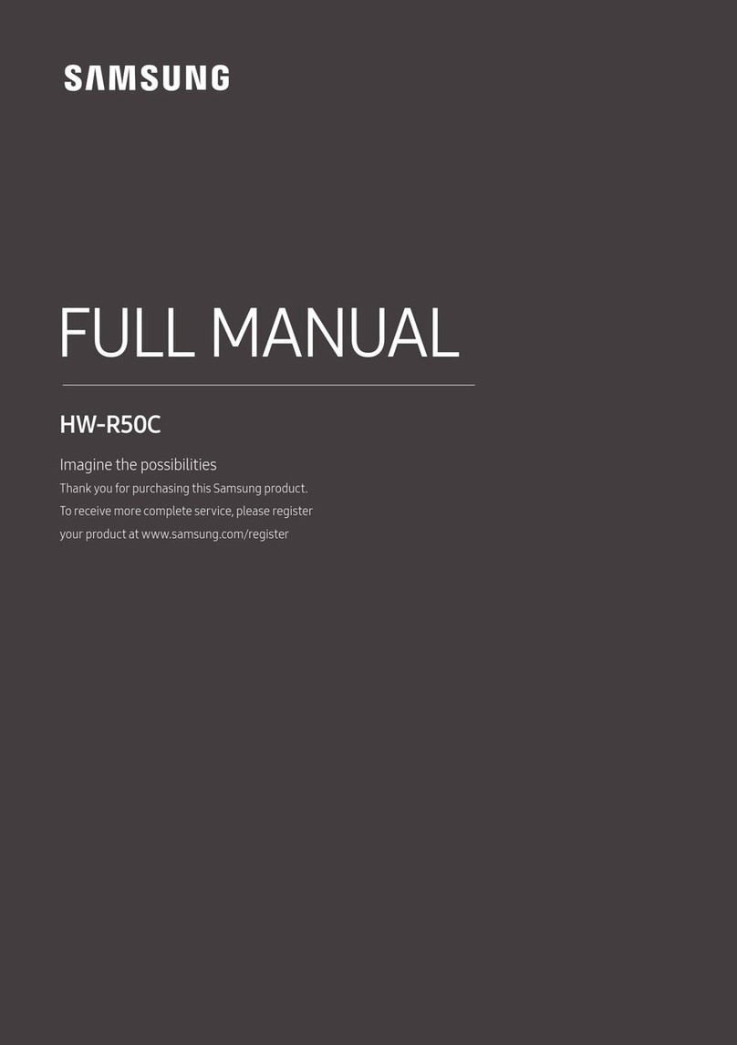 Samsung HW-R50C Installation instructions Samsung HW-R50C Installation instructions