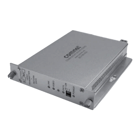 Comnet FVT10211 Installation and operation manual