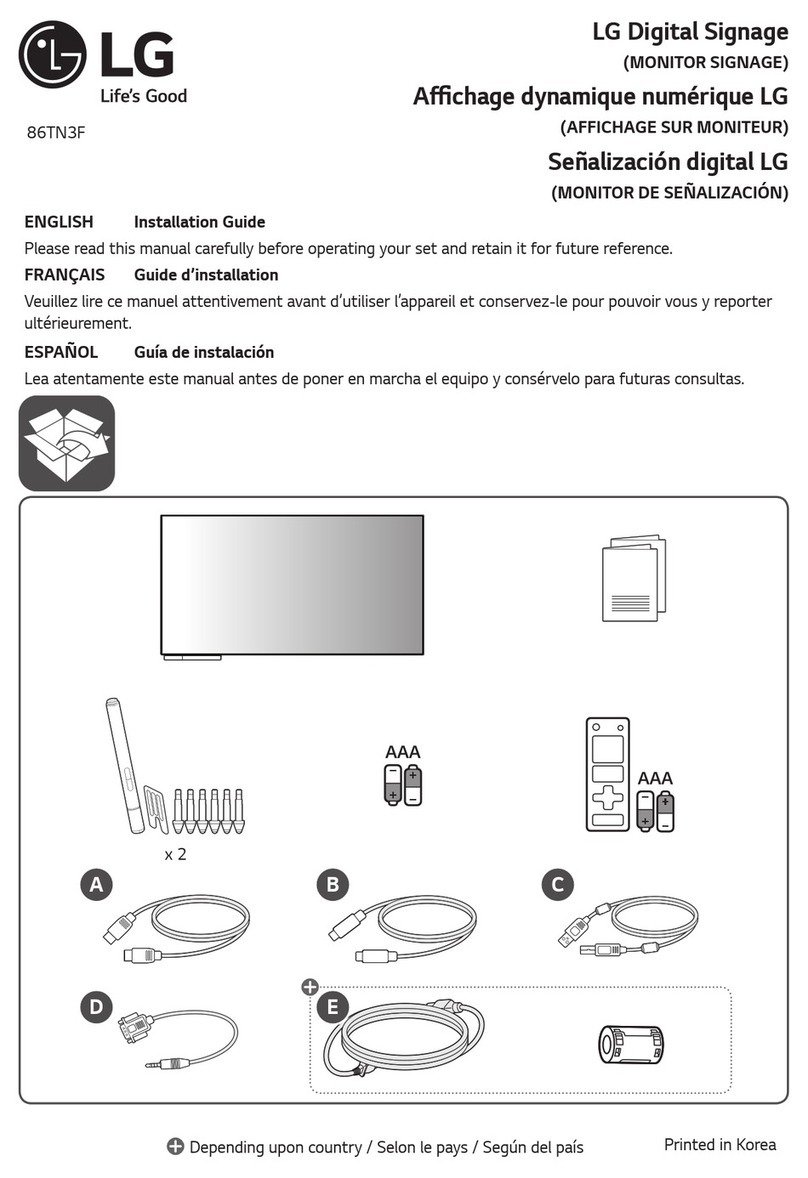 LG 86TN3F User manual
