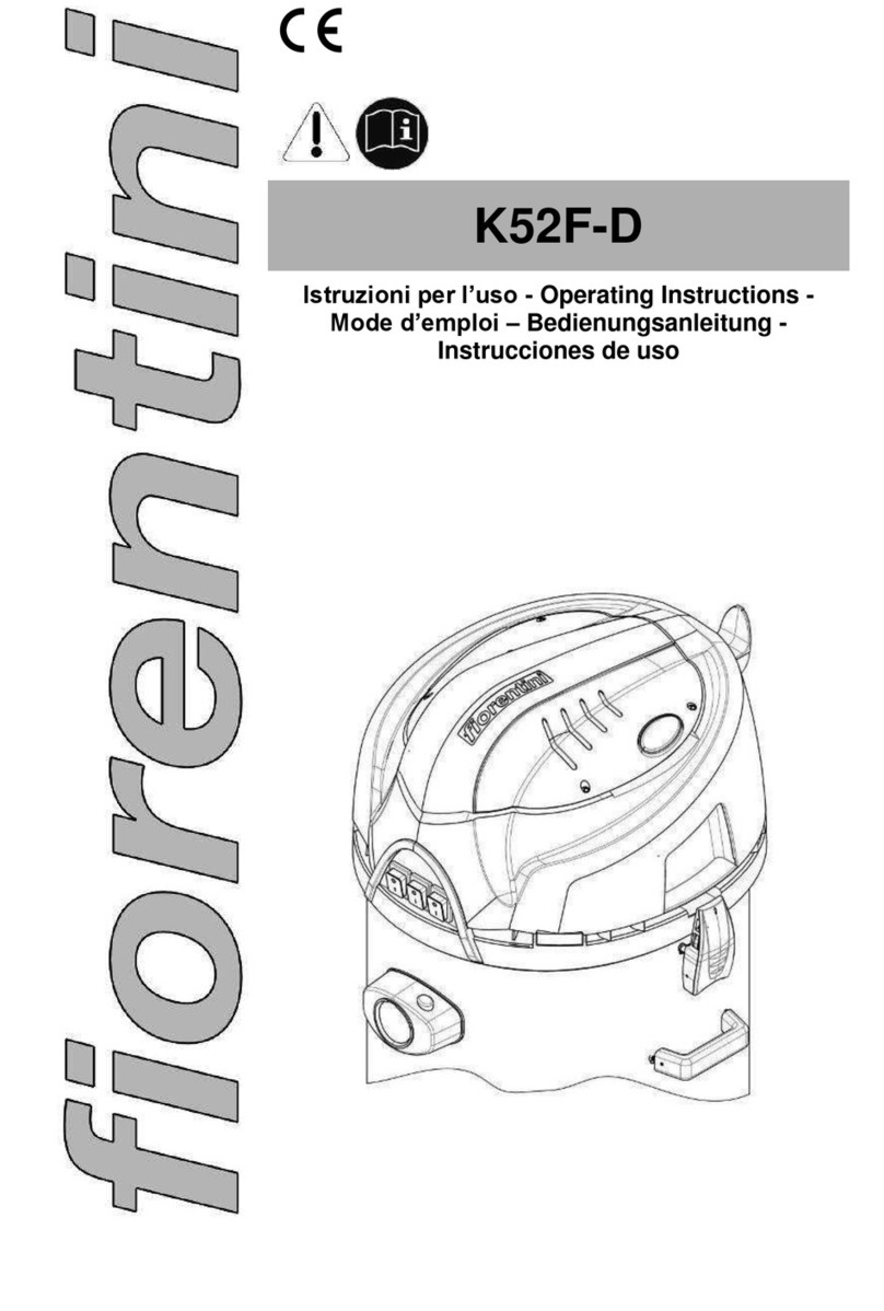 FIORENTINI K52F-D operating instructions