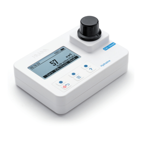 Hanna Instruments HI97704 User manual Hanna Instruments HI97704 User manual