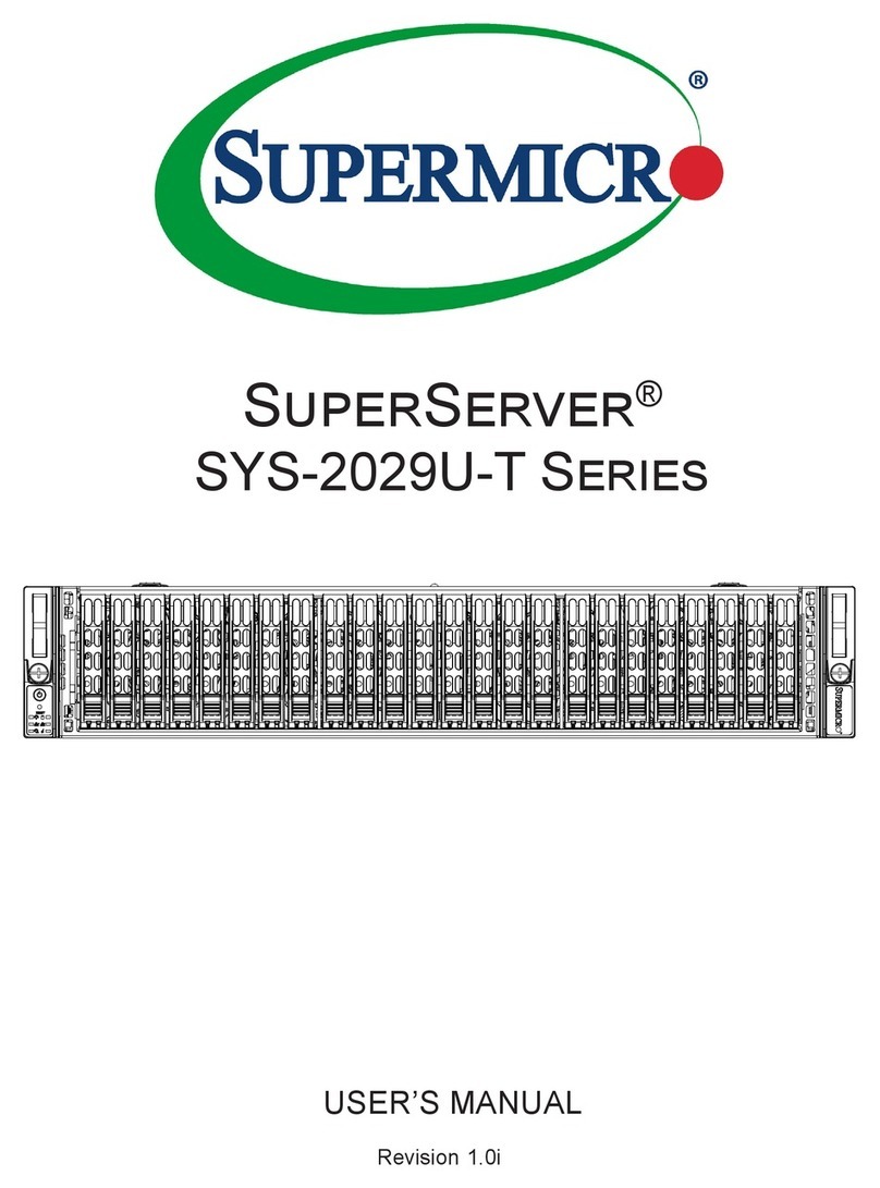 Supermicro SuperServer SYS-2029U-T Series user manual