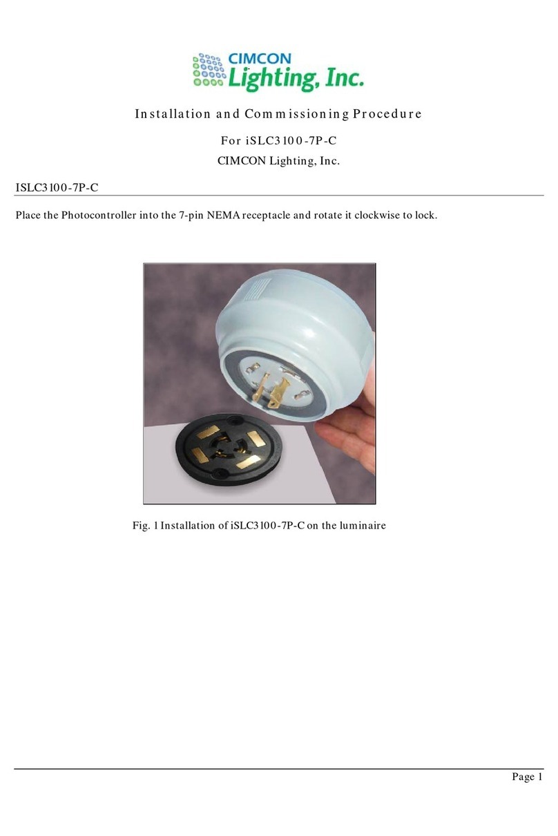 CIMCON Lighting iSLC3100-7P-C Guide