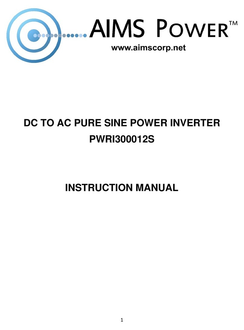 AIMS Power PWRI300012S instruction manual